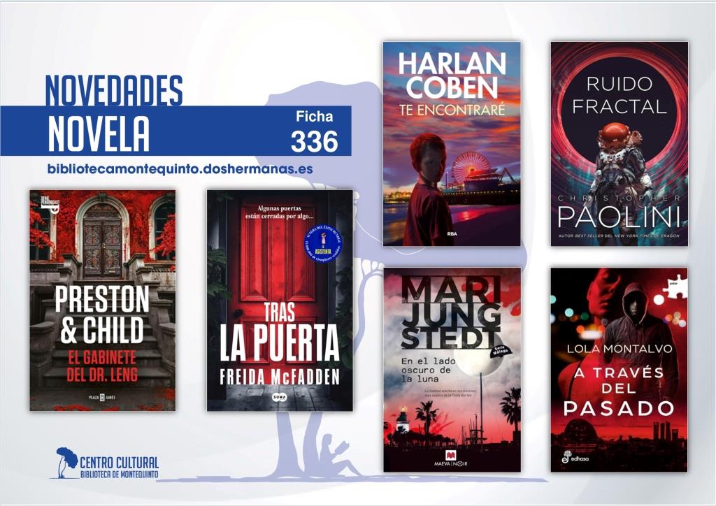 Biblioteca de Montequinto: novedades literarias (Novela - Ficha 336)