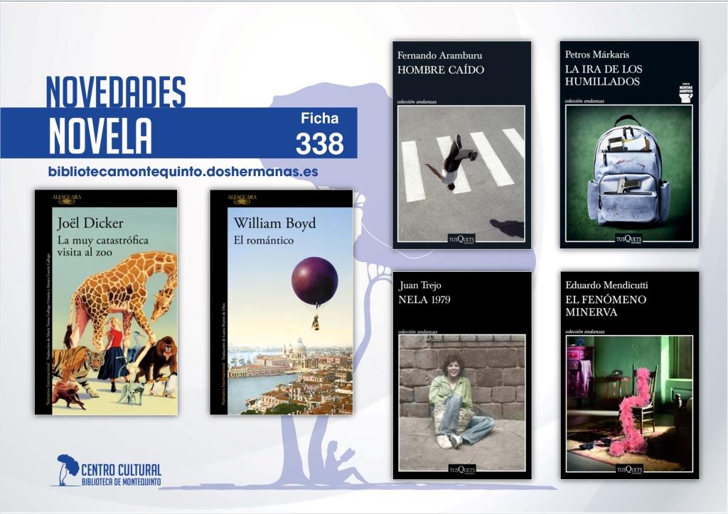 Biblioteca de Montequinto: novedades literarias (Novela - Ficha 338)