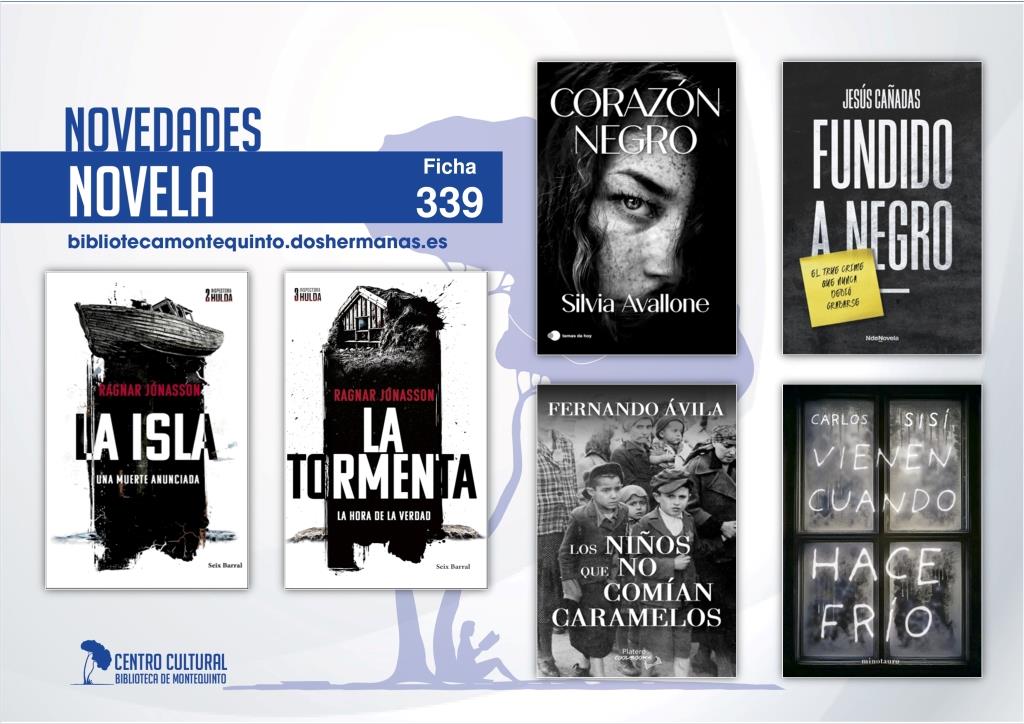Biblioteca de Montequinto: novedades literarias (Novela - Ficha 339)