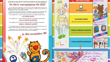 20250519 - Trabajos premiados en el XII concurso artístico «En Abril, marcapáginas Mil 2025»