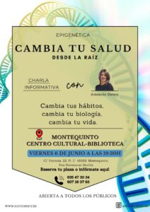 20250606 - Charla informativa «Epigenética: cambia tu salud desde la raíz» Adelaida Osorio Villalba