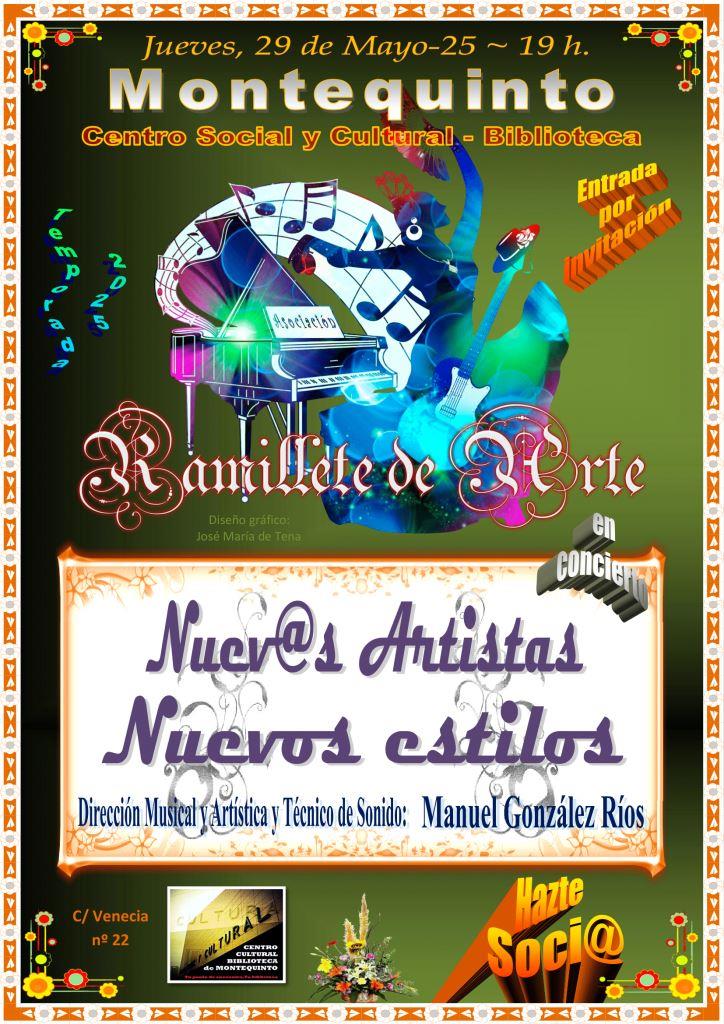20250529 - «Espectáculo de copla, canción española y otros estilos musicales» - Asociación 'Ramillete de Arte'