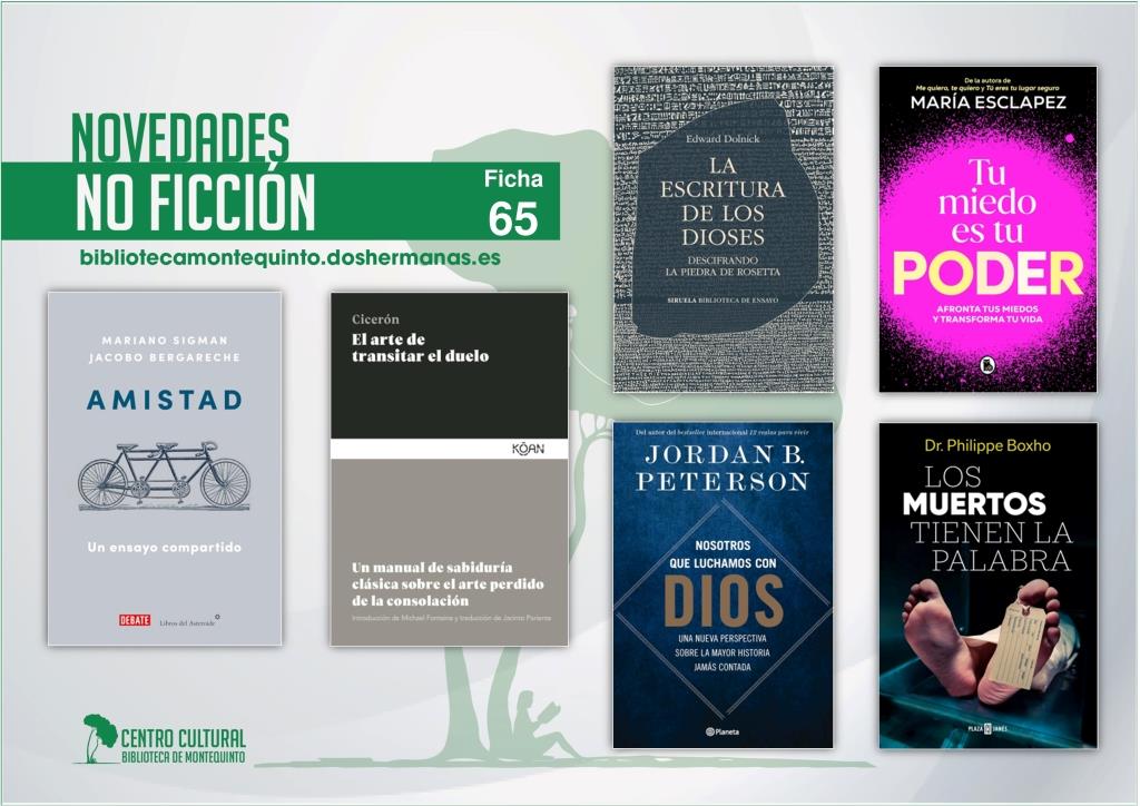 Biblioteca de Montequinto: novedades literarias - (No ficción - Ficha 65)
