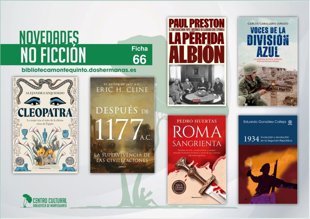 Biblioteca de Montequinto: novedades literarias - (No ficción - Ficha 66)