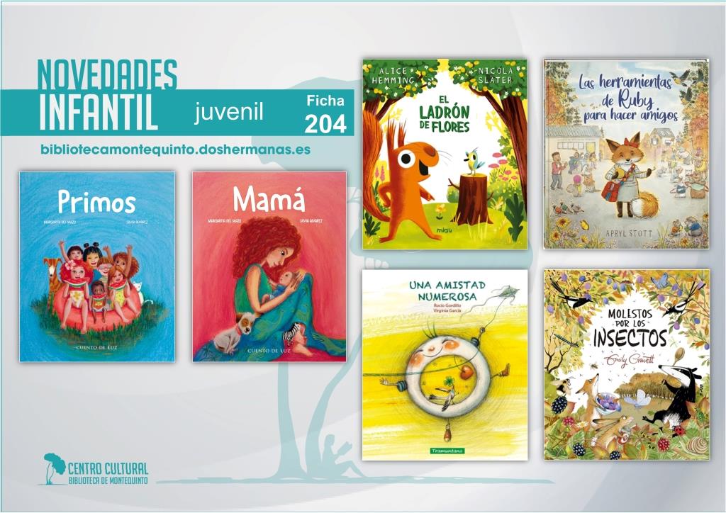 Biblioteca de Montequinto: novedades literarias (Infantil-Juvenil / Ficha 204)