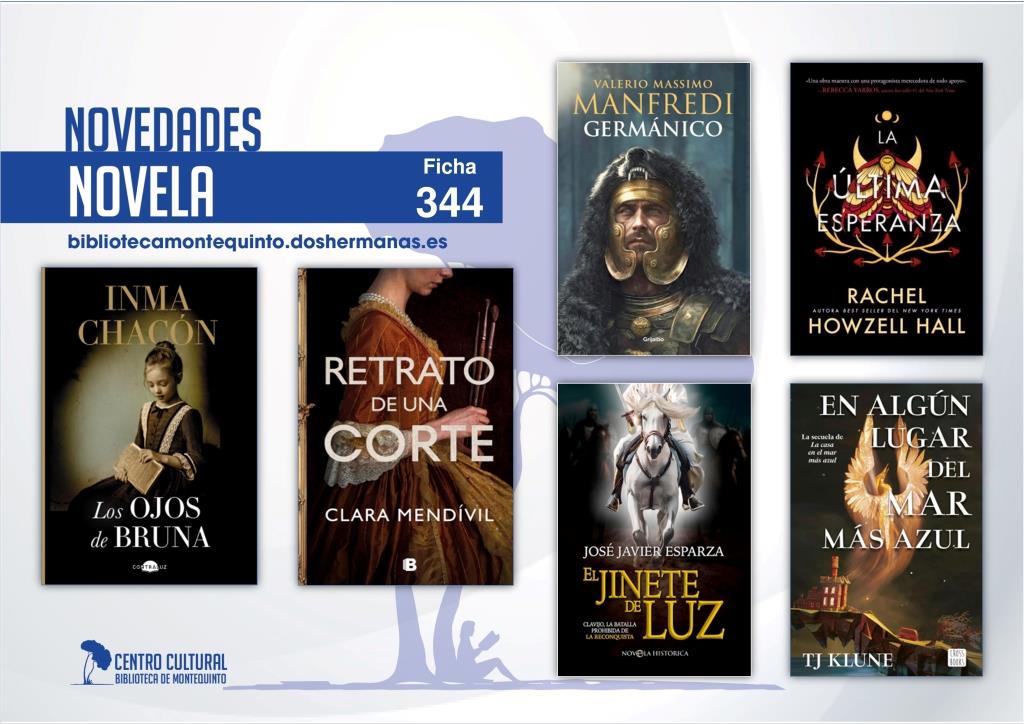 Biblioteca de Montequinto: novedades literarias (Novela - Ficha 344)