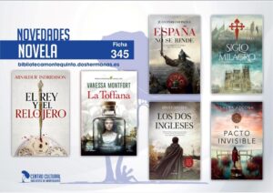 Biblioteca de Montequinto: novedades literarias (Novela - Ficha 345)