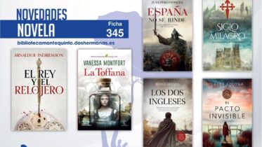 Biblioteca de Montequinto: novedades literarias (Novela - Ficha 345)