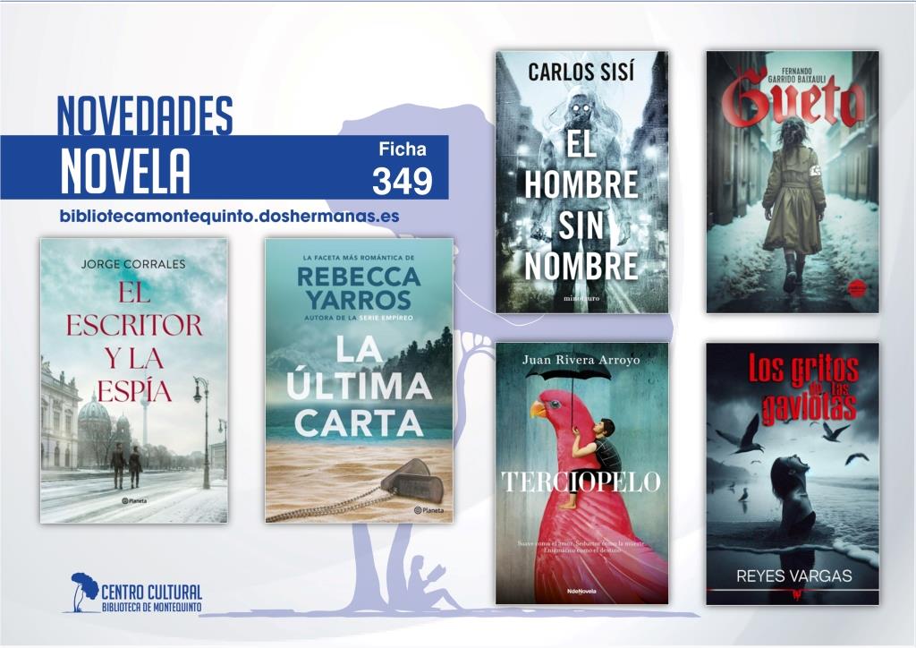 Biblioteca de Montequinto: novedades literarias (Novela - Ficha 349)