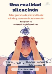 20250612 - Taller de prevención del suicidio: «Una realidad silenciada» - Red de Anclas