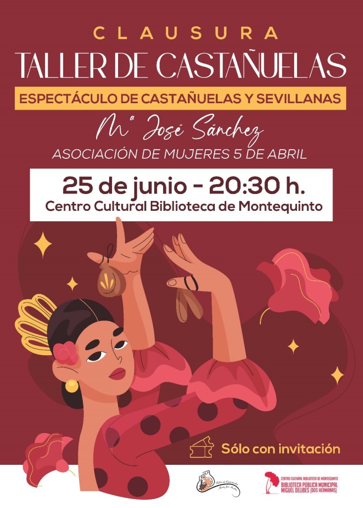 20250625 – Muestra musical y de baile: «Espectáculo de castañuelas y sevillanas» - Asociación de Mujeres 5 de Abril