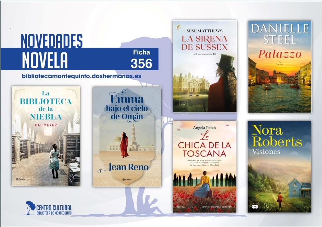 Biblioteca de Montequinto: novedades literarias (Novela - Ficha 356)