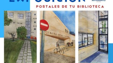 20251024 – Exposición artística «Postales de Tu Biblioteca» - Asociación Artequinto