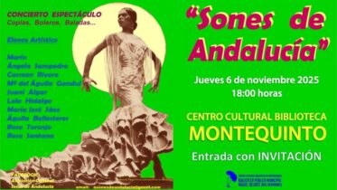 20251106 - «Concierto espectáculo de coplas, boleros y baladas» - Asociación Cultural Sones de Andalucía