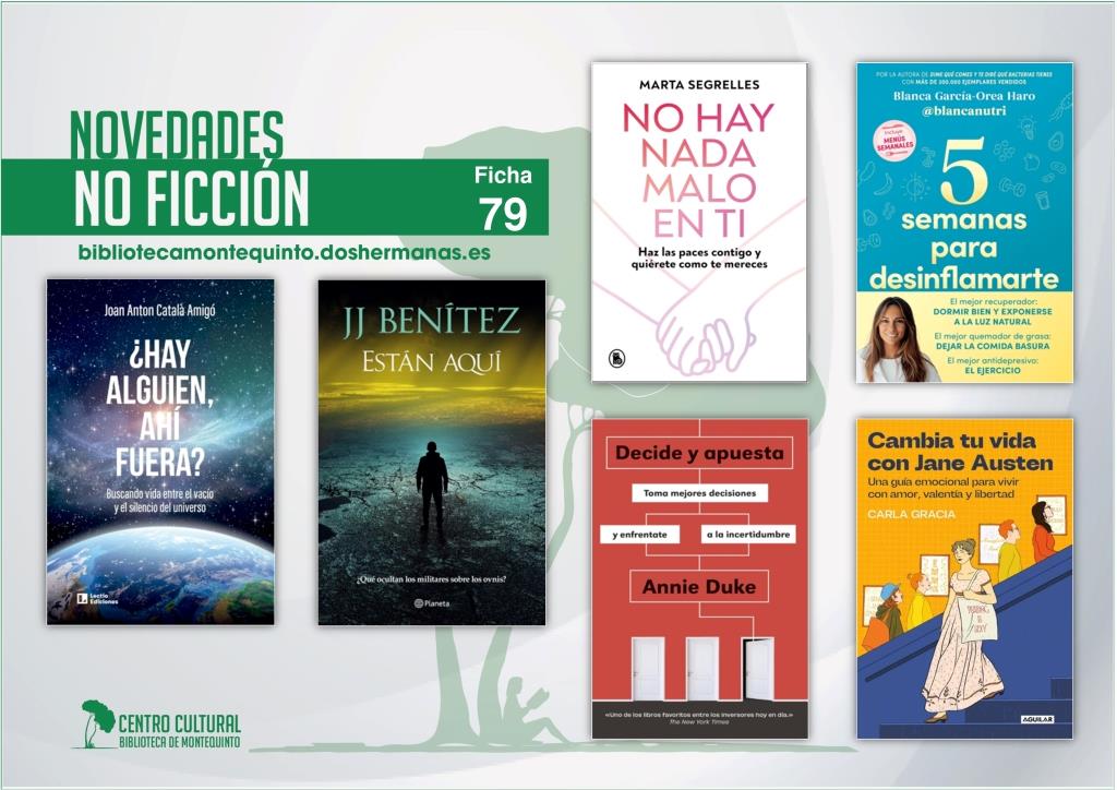 Biblioteca de Montequinto: novedades literarias - (No ficción - Ficha 79)