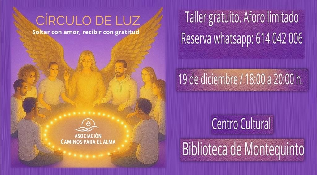 20251219 - Taller gratuito: «Círculo de Luz» - Asociación Caminos para el Alma