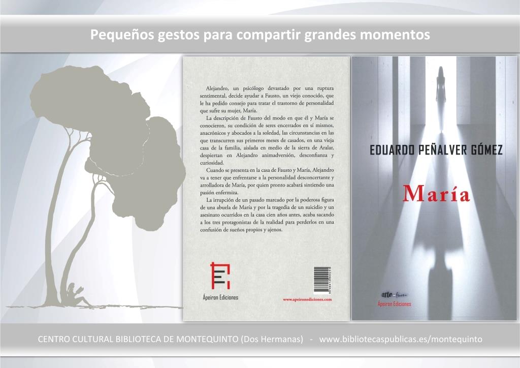Donaciones y dedicatorias: «María» - Eduardo Peñalver Gómez