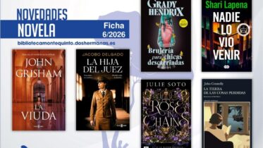Biblioteca de Montequinto: novedades literarias (Novela - Ficha 6/2026)