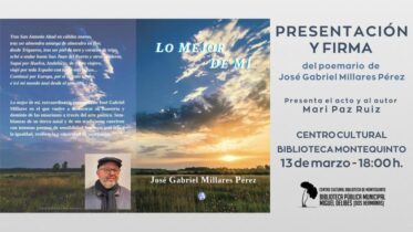 20260313 - Presentación y firma del libro «Lo mejor de mí» – José Gabriel Millares Pérez