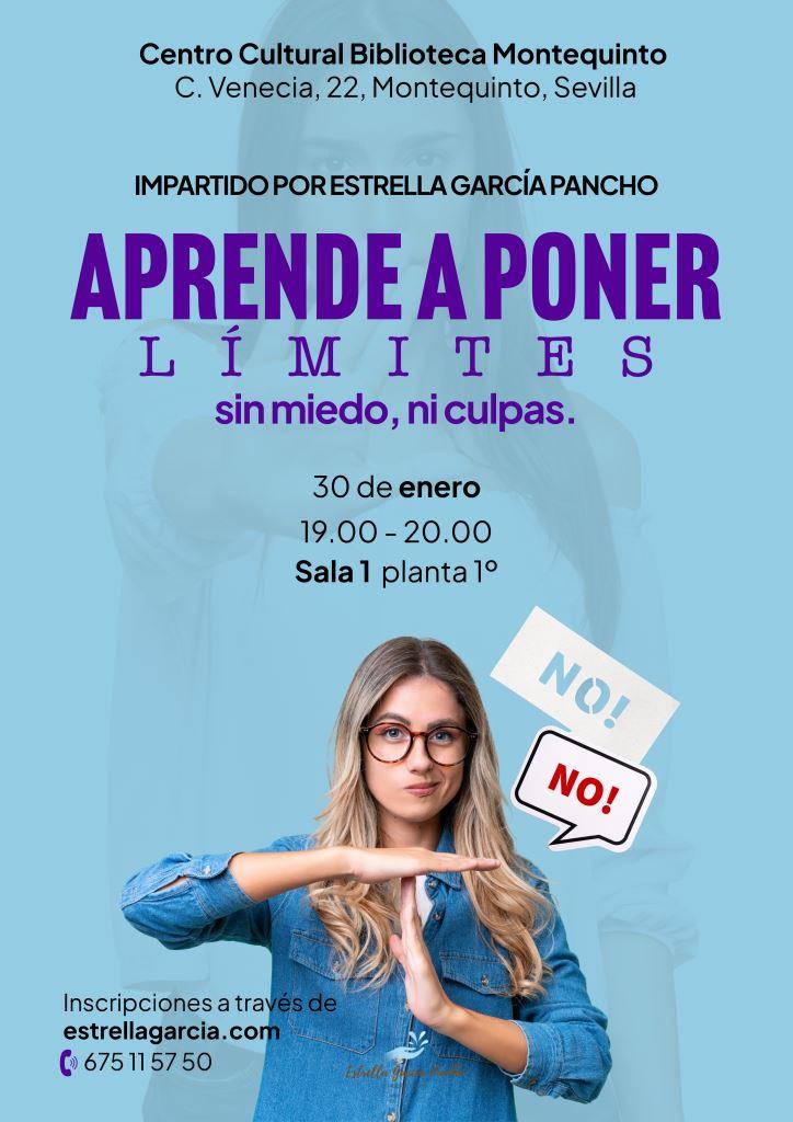 20260130 - Taller gratuito: «Aprende a poner límites sin miedo, ni culpas» - Estrella García Pancho