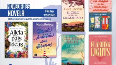 Biblioteca de Montequinto: novedades literarias (Novela - Ficha 12/2026)