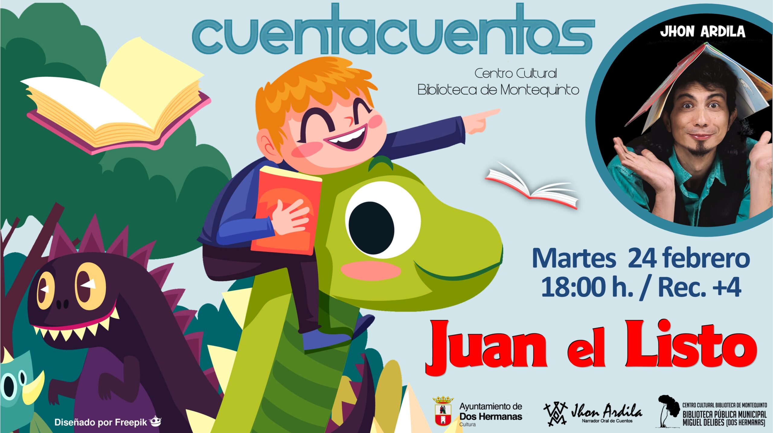 20260224 - Las Bibliotecas Cuentan: «Juan El Listo» – Jhon Ardila