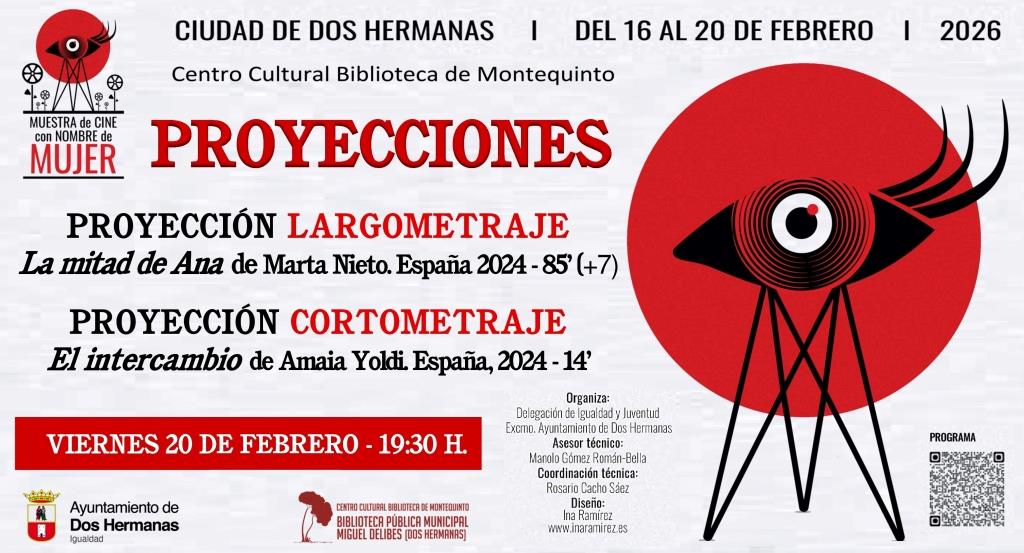 20260220 - XXIII Muestra de Cine con Nombre de Mujer - Proyecciones en la Biblioteca de Montequinto