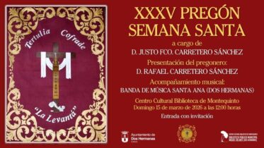 20260315 - «XXXV Exaltación de la Semana Santa» - Asociación Cultural Tertulia Cofrade 'La Levantá'