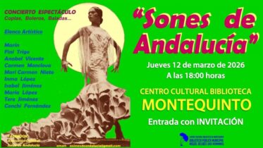 20260312 - «Concierto espectáculo de coplas, boleros y baladas» - Asociación Cultural Sones de Andalucía