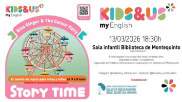20260313.- Storytime Montequinto: «Gina Ginger & The Colour Fairy» - Kids&Us Entrenúcleos
