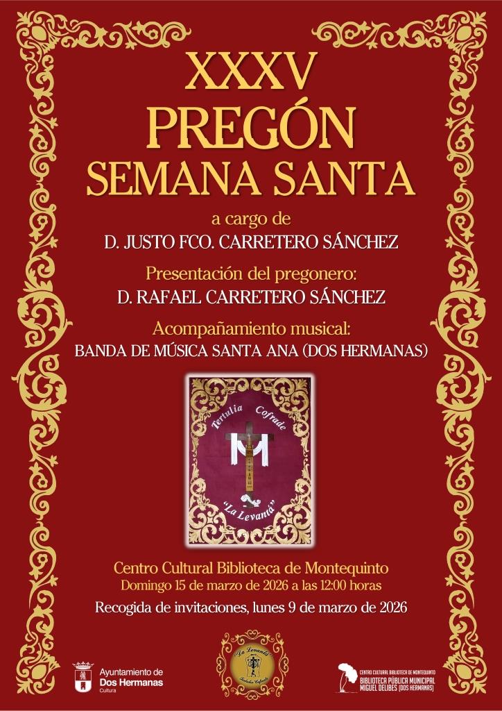 20260315 - «XXXV Exaltación de la Semana Santa» - Asociación Cultural Tertulia Cofrade 'La Levantá'