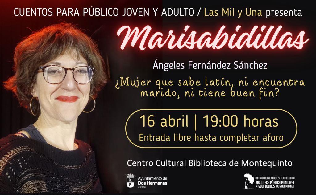 20260416 - Cuentos para público joven y adulto: «Marisabidillas» - Ángeles Fernández Sánchez
