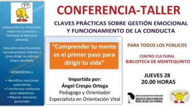 20260528.- Conferencia taller «Gestión emocional y funcionamiento de la conducta» - Ángel Crespo Ortega
