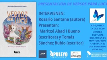 20260604 - Presentación y firma del libro «Versos para Lucy» – Rosario Santana Muñoz