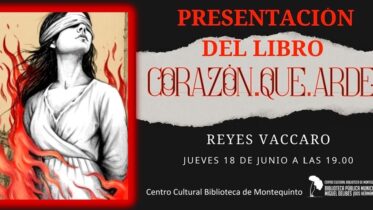 20260618 - Presentación y firma del libro «Corazón que arde» – Reyes Vaccaro