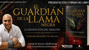 20260625 - Presentación y firma del libro «El guardián de la llama negra» – Germán Rosario Scarlata