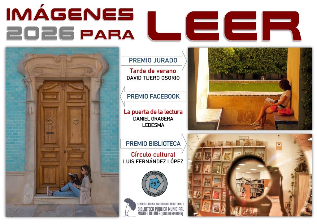 20260705 - Trabajos premiados en el «XVI Concurso de Fotografía "Imágenes para Leer 2026"»