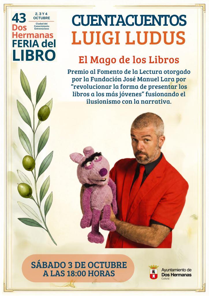 20261003 - 43ª Feria del Libro de Dos Hermanas: «El Mago de los Libros» - Luigi Ludus