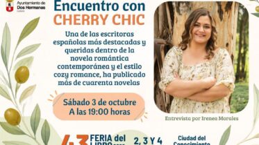 20261003 - 43ª Feria del Libro de Dos Hermanas 2026: «Encuentro y firma de libros» con Cherry Chic