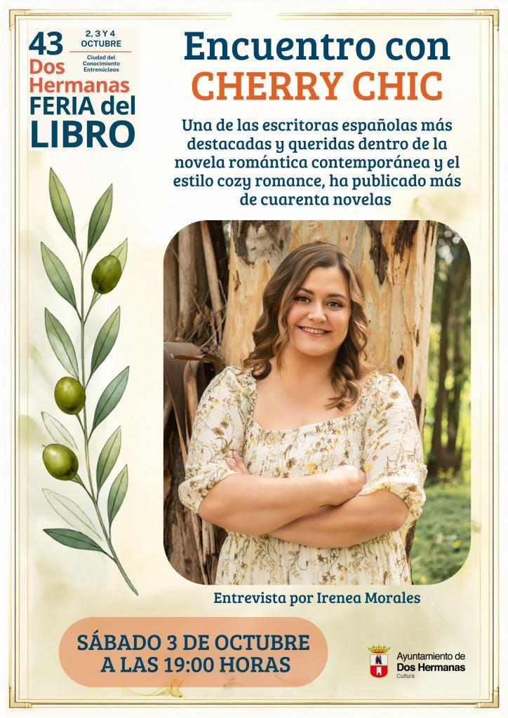 20261003 - 43ª Feria del Libro de Dos Hermanas 2026: «Encuentro y firma de libros» con Cherry Chic