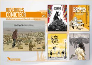 Biblioteca de Montequinto: novedades literarias (Comicteca - Ficha 26)