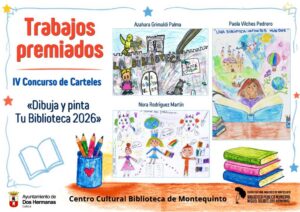 20261024 - Trabajos premiados en el IV Concurso de Carteles «Dibuja y pinta Tu Biblioteca 2026»