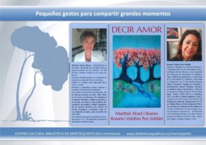 Donaciones y dedicatorias: «Decir amor» -  Maritxé Abad i Bueno y Rosario Valdivia Paz-Soldán 